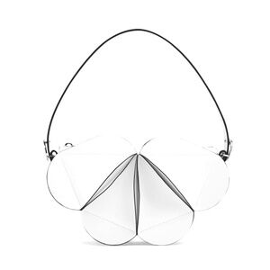 Coperni White Calf Leather Origami Shoulder / Hand Bag